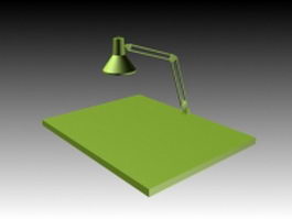 Workbench lamp 3d model preview
