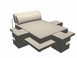 Concept design of bed 3d model preview