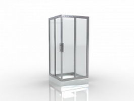 Free standing shower enclosure 3d preview