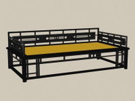 19th century Chinese daybed 3d preview