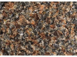 Closeup of Santa Fe brown granite slab texture