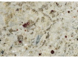 Close-up of Venetian gold granite slab surface texture