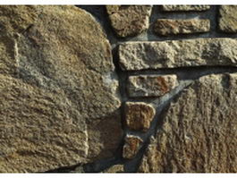 Decorative slate stone wall texture