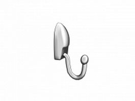 Stainless steel towel hook 3d preview