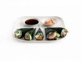 Japanese breakfast 3d model preview