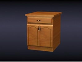 Small cabinet for kitchen 3d model preview