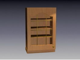 Wall-mounted cupboard 3d model preview