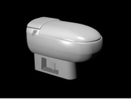 Siphonic One-piece toilet 3d preview