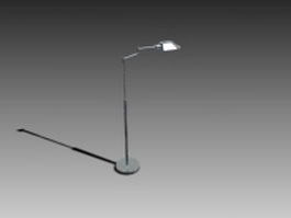 Swing arm floor lamp 3d model preview