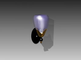 Small wall lamp 3d model preview