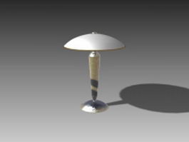 Single table lamp 3d model preview
