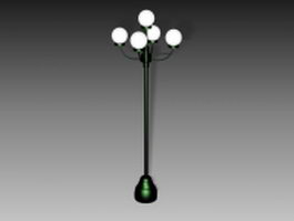 LED street lighting 3d model preview