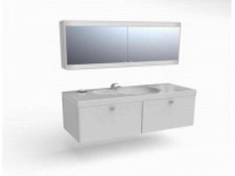 Bath vanity unit 3d model preview