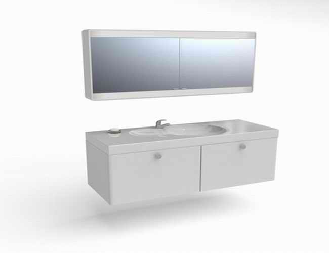 Bath vanity unit 3d rendering
