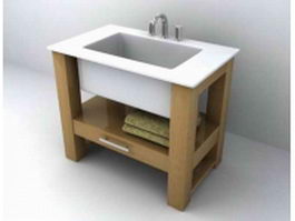 Bath butlers sink 3d preview