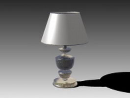 Classic style table lamp 3d model preview