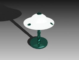 UFO table lamp 3d model preview