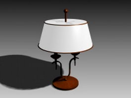 Bedroom classic table lamp 3d preview