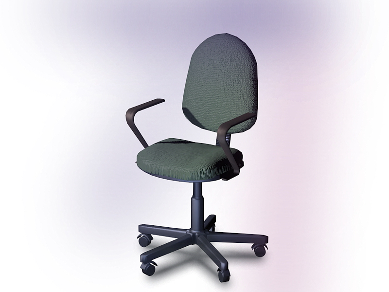 Swivel office chair 3d rendering
