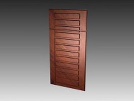 Cabinet doors design 3d model preview