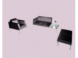 Modern office sofas 3d preview