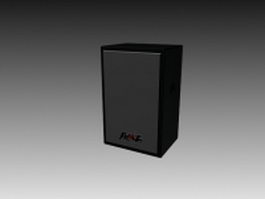 Prince speaker box 3d model preview