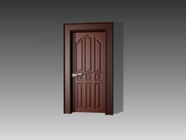Safe room door 3d model preview