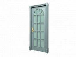 Modern door design 3d model preview