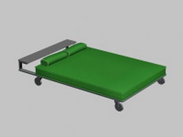 Daybed with trundle 3d model preview
