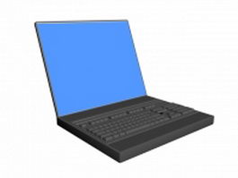 Laptop computer 3d model preview
