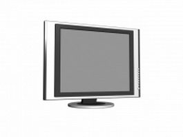 Flat panel display 3d model preview