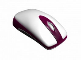 Standard wireless mouse 3d model preview