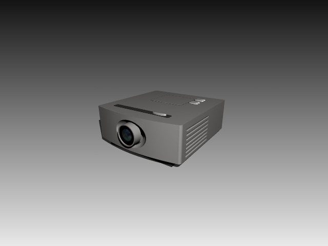 Image projector 3d rendering