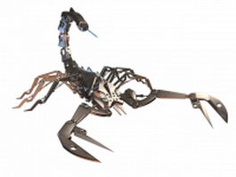 Robot scorpion 3d model preview