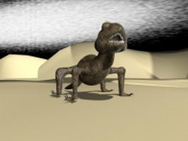 House gecko 3d preview