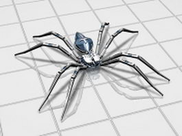 Robot spider 3d model preview