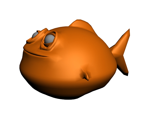 Cartoon fish character 3d model 3dsMax files free download - CadNav