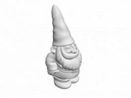 Santa Claus statue 3d model preview