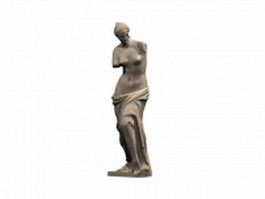 Statue of Venus 3d model preview
