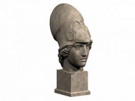 Statue of Palas Atenea 3d model preview
