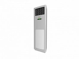Haier floor standing air conditioner 3d model preview