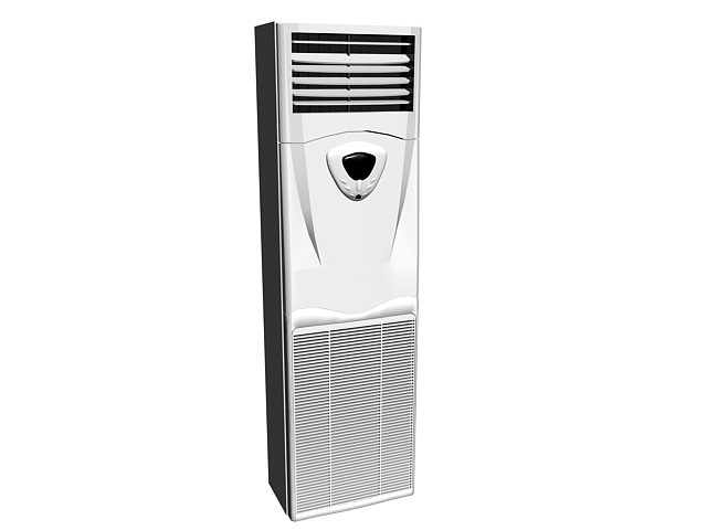 Floor standing air conditioner 3d rendering