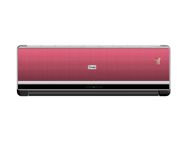 Haier air conditioner 3d rendering