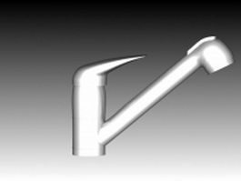 Pull down kitchen faucet 3d preview