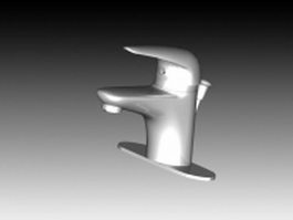 Basin water tap 3d preview