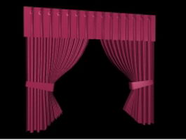 Versatile curtains 3d model preview