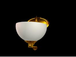 Modern hotel wall lamp 3d preview