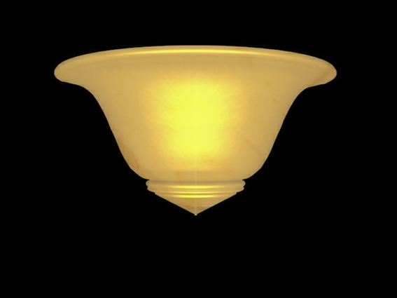 Sconce light fixture 3d rendering