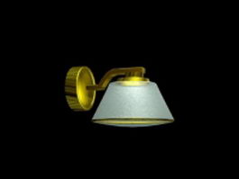 Brass sconce lighting 3d preview