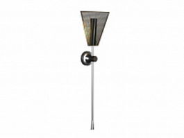 Minimalist wall sconce 3d preview